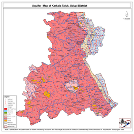 Aquifer Map of Karkala Taluk, Udupi District