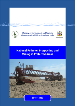 National Policy on Prospecting and Mining in Protected Areas