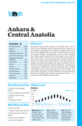 Ankara & Central Anatolia