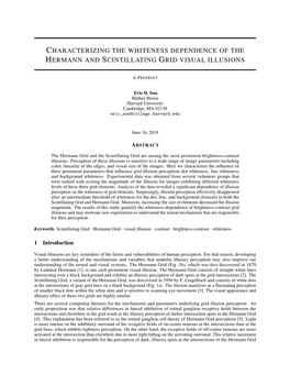 Characterizing the Whiteness Dependence of The