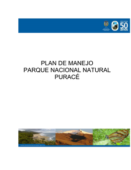 Plan De Manejo Parque Nacional Natural Puracé