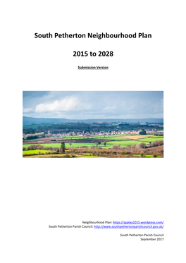 South Petherton Neighbourhood Plan 2015 to 2028