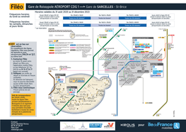 Filéo Gare De Roissypole AÉROPORT CDG 1 Gare De SARCELLES