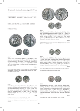 The Terry Naughton Collection Roman Silver