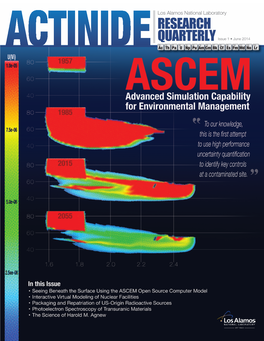 LANL Actinide Research Quarterly