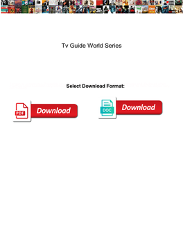Tv Guide World Series