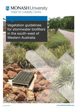 Vegetation Guidelines for Stormwater Biofilters in the South-West of Western Australia