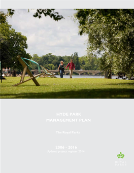 Hyde Park Management Plan 2006