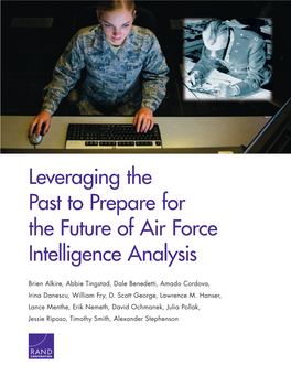 Leveraging the Past to Prepare for the Future of Air Force Intelligence Analysis