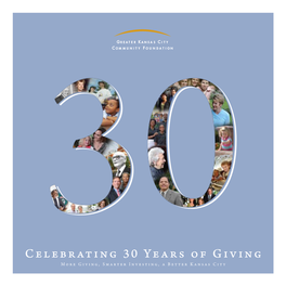 30Celebrating 30 Years of Giving