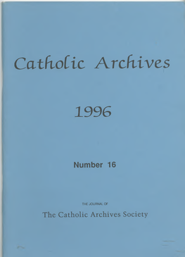 Catholic Archives 1996