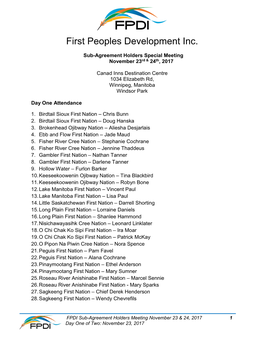 First Peoples Development Inc