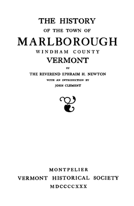 Marlborough Windham County Vermont