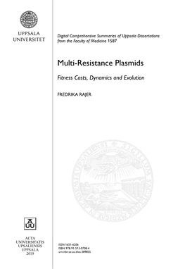 Multi-Resistance Plasmids