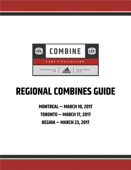 Regional Combines Guide