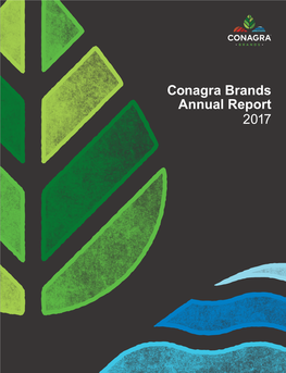 Conagra Brands Annual Report 2017 Conagra Brands, Inc., Annual Report 2017