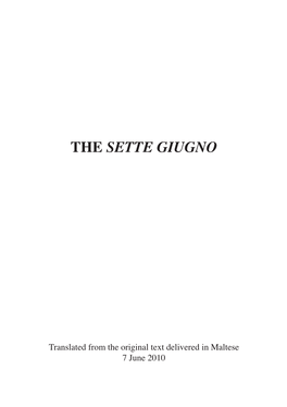 The Sette Giugno