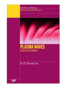 Plasma Waves, 2Nd Edition
