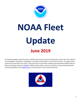 NOAA Fleet Update June 2019