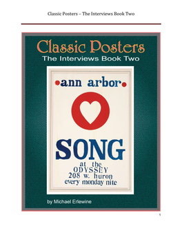 Classic Posters – the Interviews Book Two