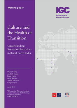 Culture and the Health of Transition