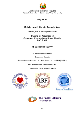 Mobile Health Care for Dental, E