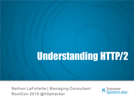 Understanding HTTP2