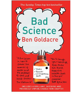 Ben Goldacre Bad Science