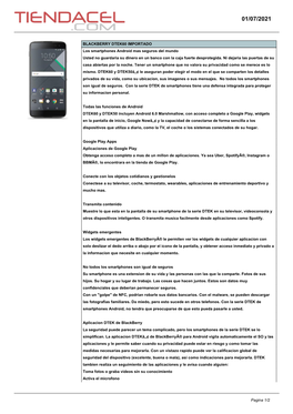 BLACKBERRY DTEK60 IMPORTADO Los Smartphones Android Mas Seguros Del Mundo Usted No Guardaria Su Dinero En Un Banco Con La Caja Fuerte Desprotegida