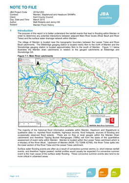 Marden Patterns That Lead to Flooding