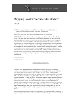 Mapping Ravel's
