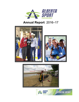 Alberta Sport Connection Annual Report 2016-17
