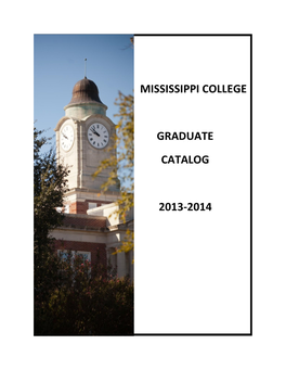 2013-2014 Graduate Catalog