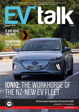 Ioniq: the Workhorse of the Nz-New EV Fleet P9 - 11