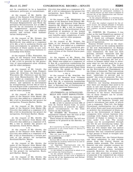 Congressional Record—Senate S3201