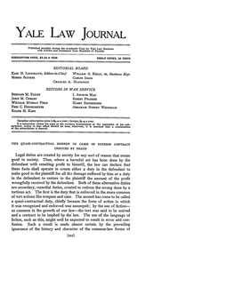 Yale Law Journal