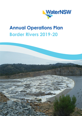 Annual Operations Plan Border Rivers 2019-20 Acronym Definition