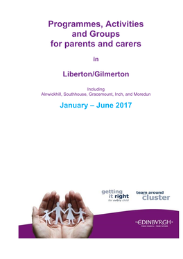 Groups & Programmes for Parents and Carers