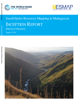 Small Hydro Resource Mapping in Madagascar