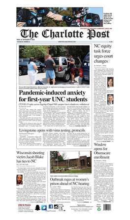 Pandemic-Induced Anxiety for First-Year UNC