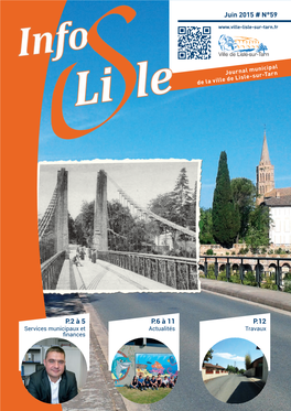 Juin 2015 # N°59 P.2 À 5 P.6 À 11 P.12