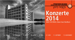 Pro Nota Konzerte 2014