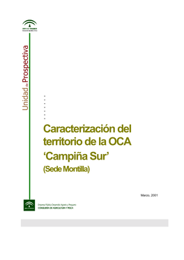 Caracterización Del Territorio De La OCA 'Campiña Sur'