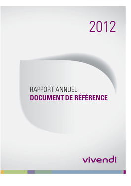 Rapport Annuel Document De Référence Sommaire