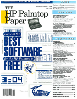 The HP Palmtop Palate