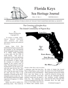 Florida Keys Sea Heritage Journal