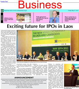 Exciting Future for Ipos in Laos