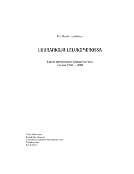 Luurankoja Lelukomerossa