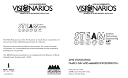 2019 Visionarios Family Day Winners Program for Website