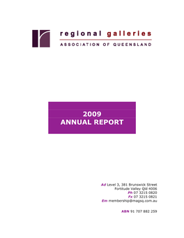 2009 Annual Report